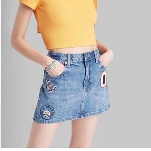 🦋NWT JEAN SKIRT